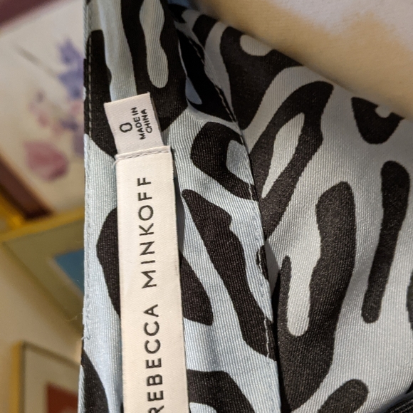 NWT Rebecca Minkoff Skirt | Light-blue Leopard Skirt 0 - Picture 5 of 8